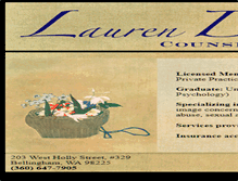 Tablet Screenshot of lauren-davies.com